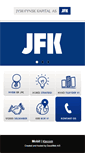Mobile Screenshot of jf-kapital.dk